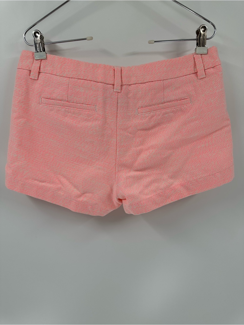 Merona Coral Pink Textured Bermuda Shorts - Picture 3 of 9